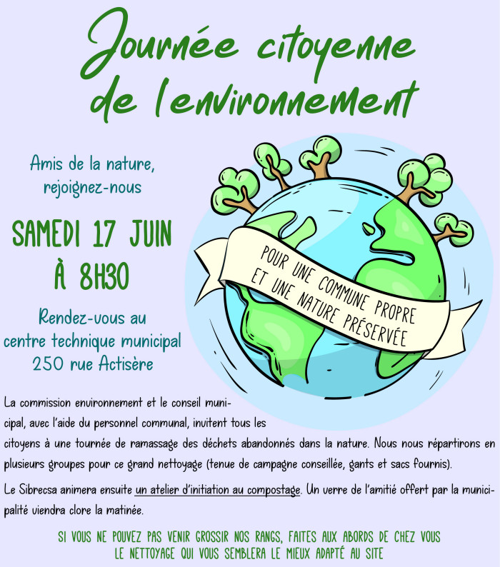 Journée citoyenne de l'environnement 2023